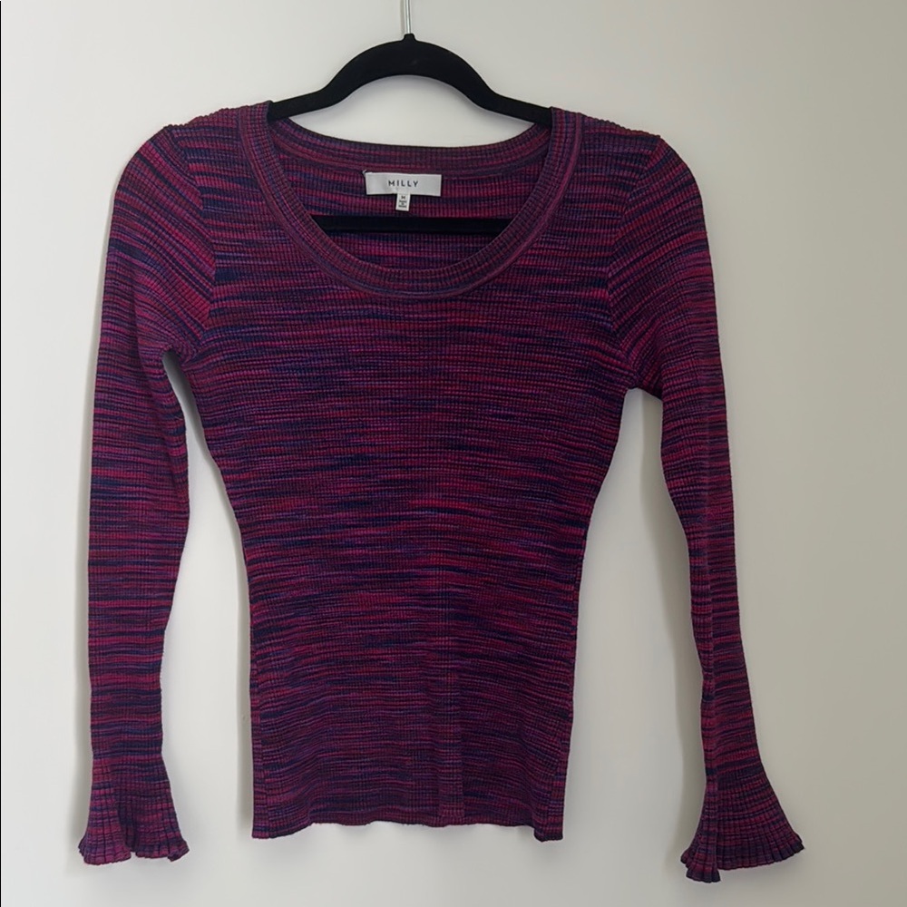 Bell Sleeve Scoop Neck Sweater